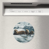 Sea Otter Magnet (In Situ (Geschirrspüler))