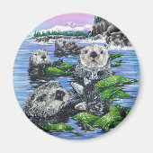 Sea Otter Magnet (Vorne)