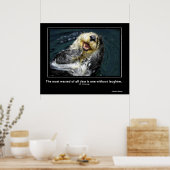 Sea Otter Motivierend Poster (Küche)