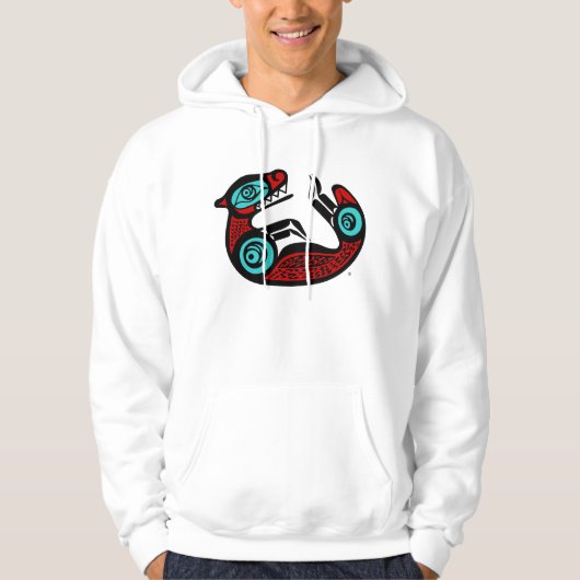 Sea Otter - NW Indischer Stil Pullover Hoodie (Vorderseite)