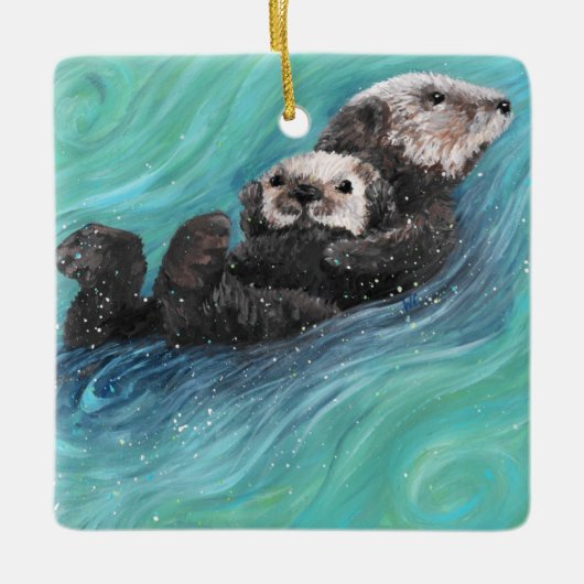 Sea Otter Ornament (Vorderseite)