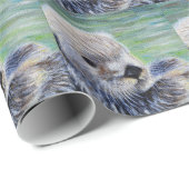 Sea Otter Painting Geschenkpapier (Rolleneckpunkt)