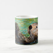 Sea Otter Painting Kaffeetasse (Mittel)