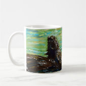 Sea Otter Painting Kaffeetasse (Links)
