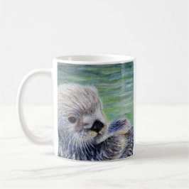 Sea Otter Painting Kaffeetasse