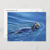 Sea Otter Postcard Postkarte (Vorne/Hinten)