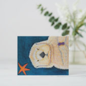 Sea Otter Postkarte (Stehend Vorderseite)