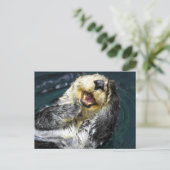 Sea Otter Postkarte (Stehend Vorderseite)
