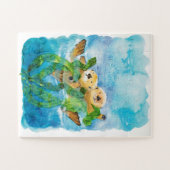 Sea Otter Puzzle für Kinder (Horizontal)