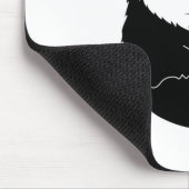 Sea Otter Silhouette Mousepad (Ecke)