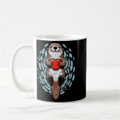 Sea Otter Valentines Heart Lover Funny Boys Men Gi Kaffeetasse (Links)