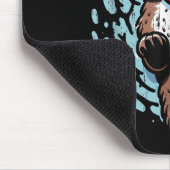 Sea Otter Valentines Heart Lover Funny Boys Men Gi Mousepad (Ecke)