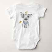 Sea Otter Woodland Tierschaden | Baby Bodysuit Baby Strampler (Rückseite)