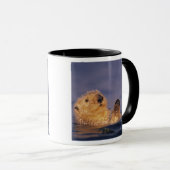 Sea Otters, Enhydra lutris 2 Tasse (VorderseiteRechts)