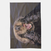 Sea Otters, Enhydra lutris 6 Geschirrtuch (Vertikal)