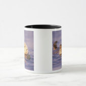 Sea Otters, Enhydra lutris Tasse (Zentrum)
