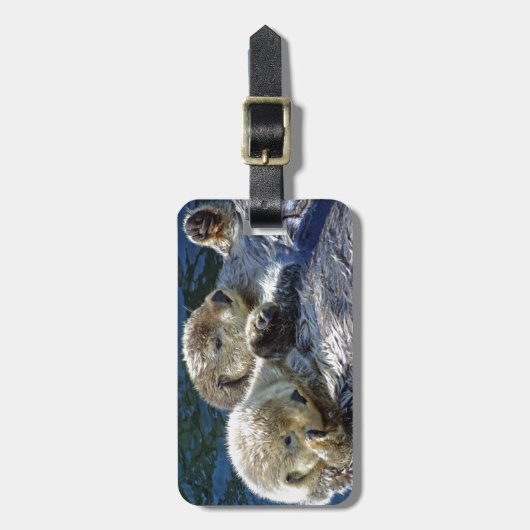 Sea-Otters Gepäckanhänger (Vorderseite vertikal)