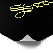 Sea Otters Holding Hands Poster (Ecke)