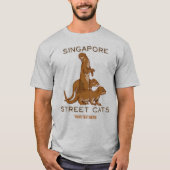 Sea Otters in Singapur T-Shirt (Vorderseite)