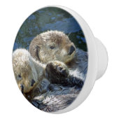 Sea Otters Keramikknauf (Rechts)