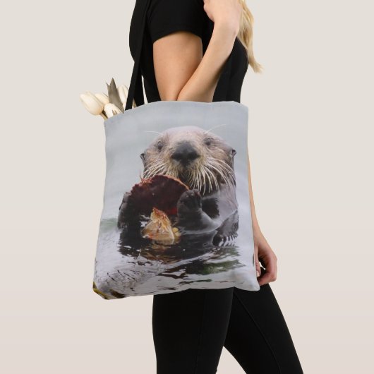 Sea Otters Liebe Crazy for Breakfast Tasche (Von Nahem)