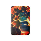 Sea Oyster Muschel auf der blassenden Vulkanlava o Badematte (Vorderseite Vertikal)