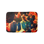 Sea Oyster Muschel auf der blassenden Vulkanlava o Badematte (Vorderseite)