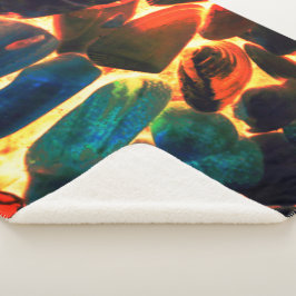 Sea Oyster Muschel auf der blassenden Vulkanlava o Sherpadecke