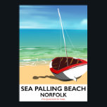 Sea Palling Beach Norfolk Strandposter Poster<br><div class="desc">Sea Palling Beach,  Cromer and Great Yarmouth,  Norfolk Beach Poster</div>