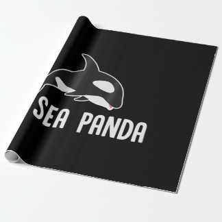 Sea Panda - Funny Killer Whale Orca Meeresbiologie Geschenkpapier