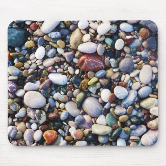 Sea Pebbles Beach Stones Rhodes Griechenland Mousepad (Vorne)