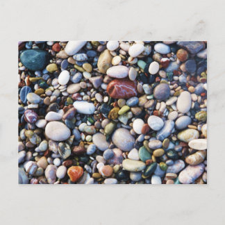 Sea Pebbles Beach Stones Rhodes Griechenland Postkarte