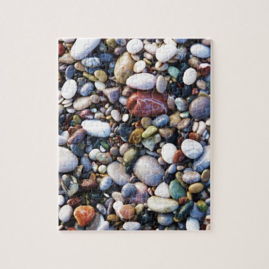 Sea Pebbles Beach Stones Rhodes Griechenland Puzzle (Vertikal)