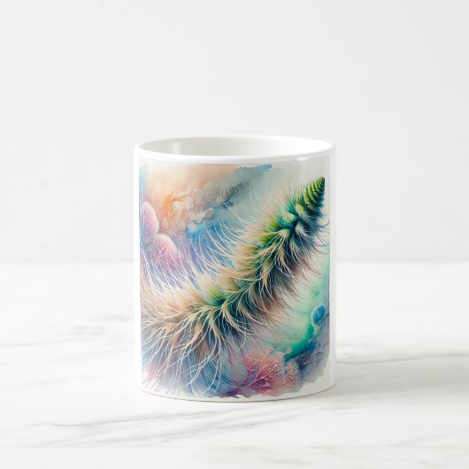 Sea Pen Elegance 220824AREF123 - Watercolor Kaffeetasse (Mittel)