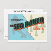 Sea Ranch Large Letter Postcard - Version 2 Postkarte (Vorne/Hinten)