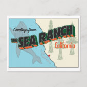 Sea Ranch Large Letter Postcard - Version 2 Postkarte (Vorderseite)
