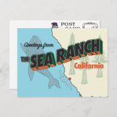 Sea Ranch Large Letter Postcard - Version 3 Postkarte (Vorne/Hinten)