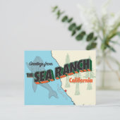 Sea Ranch Large Letter Postcard - Version 3 Postkarte (Stehend Vorderseite)