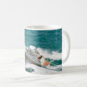 Sea Ray Boats Coffee Mugs Cups Ceramic White Boat Kaffeetasse (VorderseiteRechts)