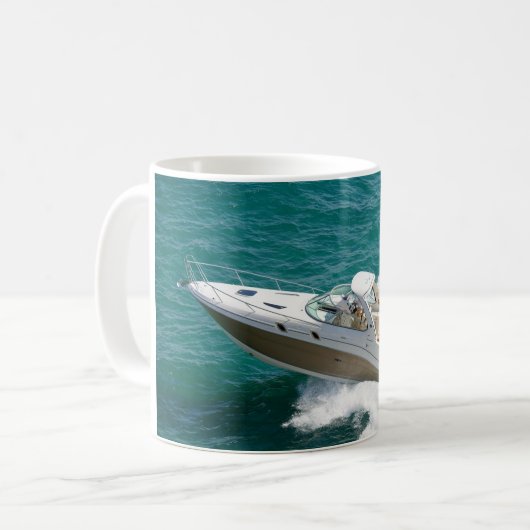 Sea Ray Boats Coffee Mugs Cups Ceramic White Boat Kaffeetasse (Vorderseite Links)