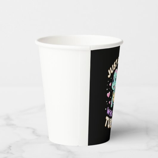 Sea Reptile Turtle Lovers Just A Girl Who Loves Tu Pappbecher (Rechts)