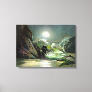 Sea Reverie Mermaid Leinwanddruck