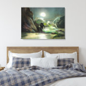 Sea Reverie Mermaid Leinwanddruck (Insitu (Schlafzimmer))