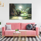 Sea Reverie Mermaid Leinwanddruck (Insitu (Wohnzimmer))