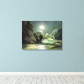 Sea Reverie Mermaid Leinwanddruck (Insitu (Holzboden))