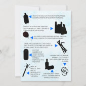 Sea-riouslyFun Ocean Protector Scavenger Hunt Card Einladung (Rückseite)