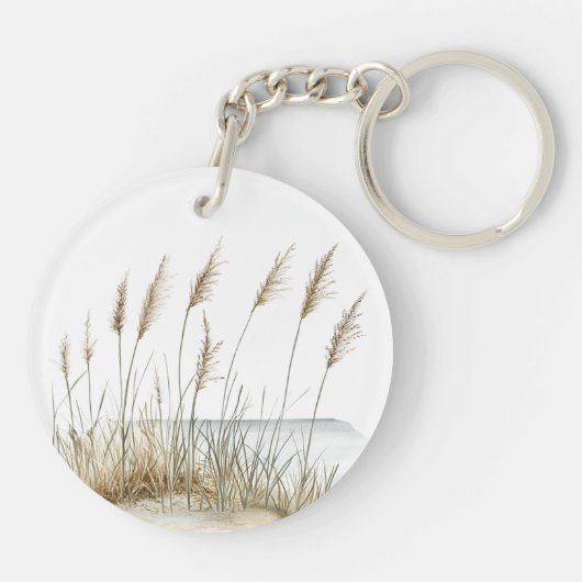 Sea Sand Rocks Serenity Beach Dream Schlüsselanhänger (Rückseite)