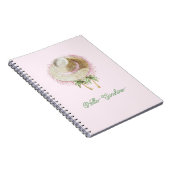 Sea Sand Sun Straw Hat Palm Trees Sunshine Notizblock (Rechte Seite)