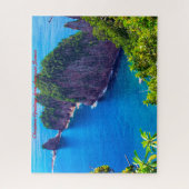 Sea Scene American Samoa.Christmas Grüße Puzzle (Vertikal)