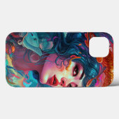 Sea Serpent Hair Lady Fantasy Art Case-Mate iPhone Hülle (Rückseite (Horizontal))